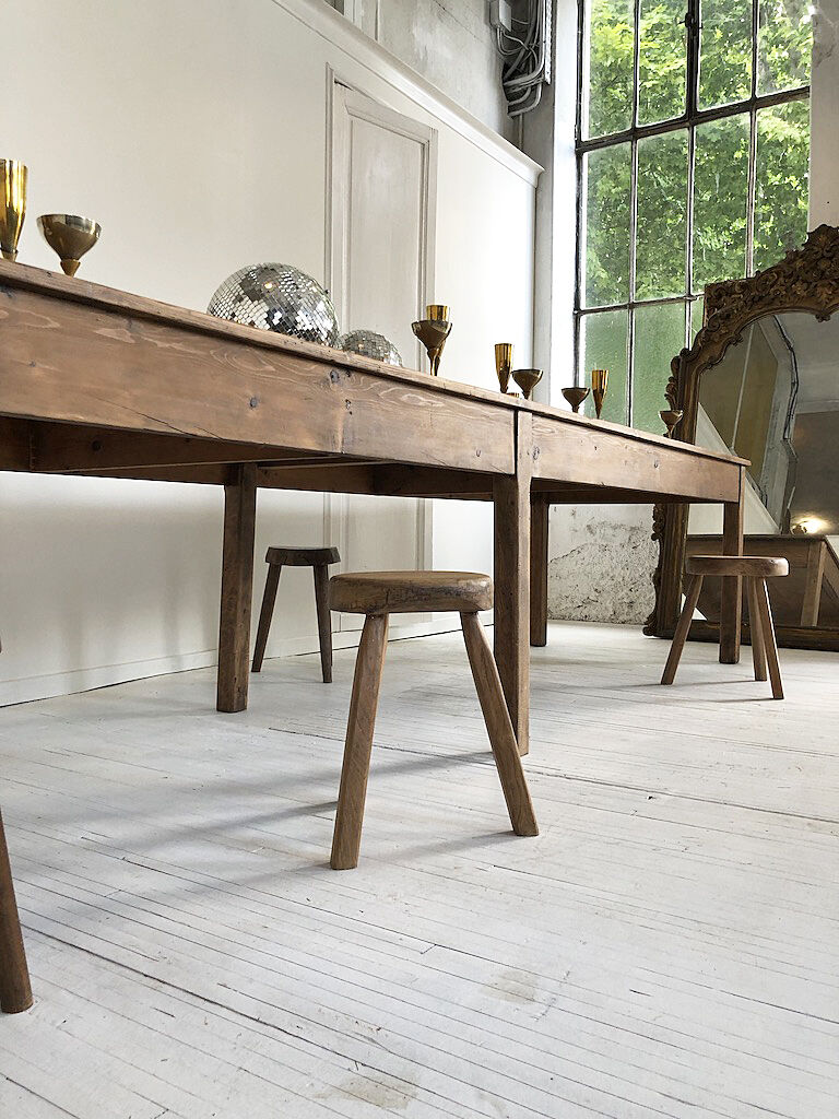 Pine farm table 4m