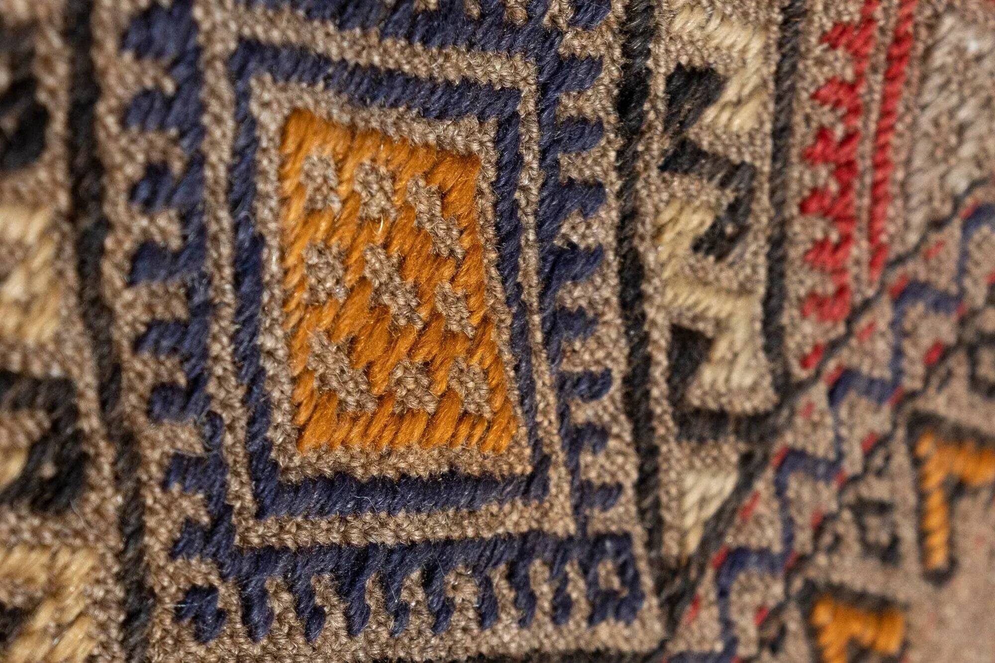 Vintage Turkish hallway rug 52x420 cm