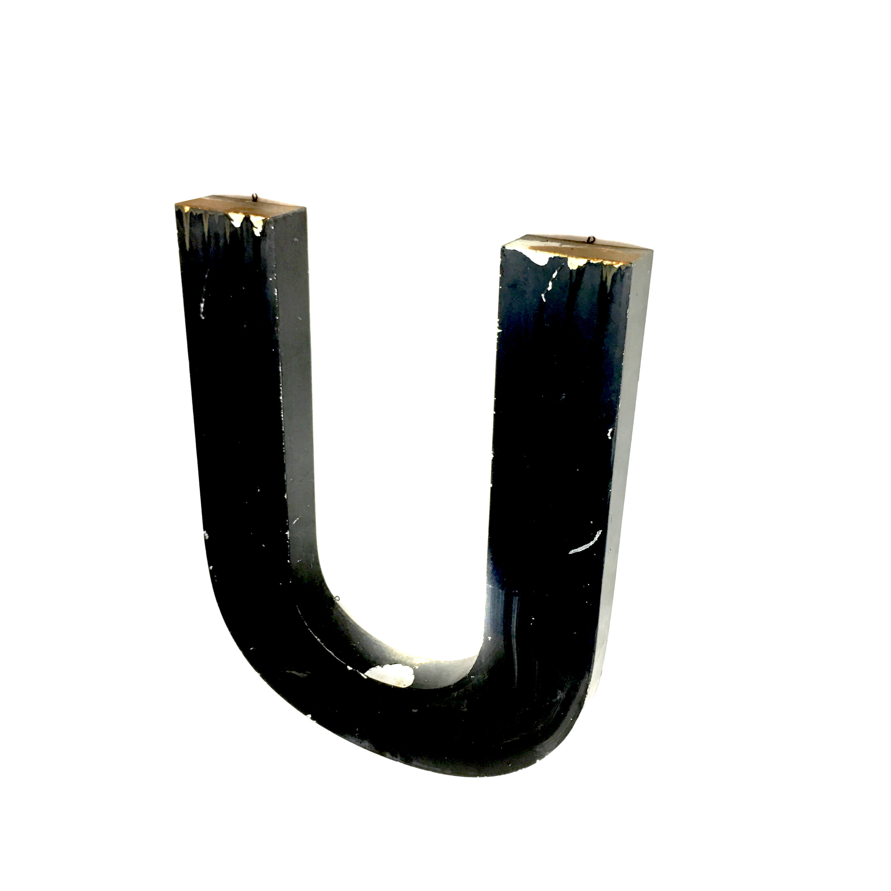 Letter of U metal sign