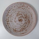 6 signed stoneware dinner plates