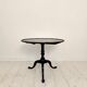 Carved vintage tripod side table, 1940s