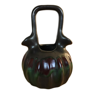 Old enamel vase