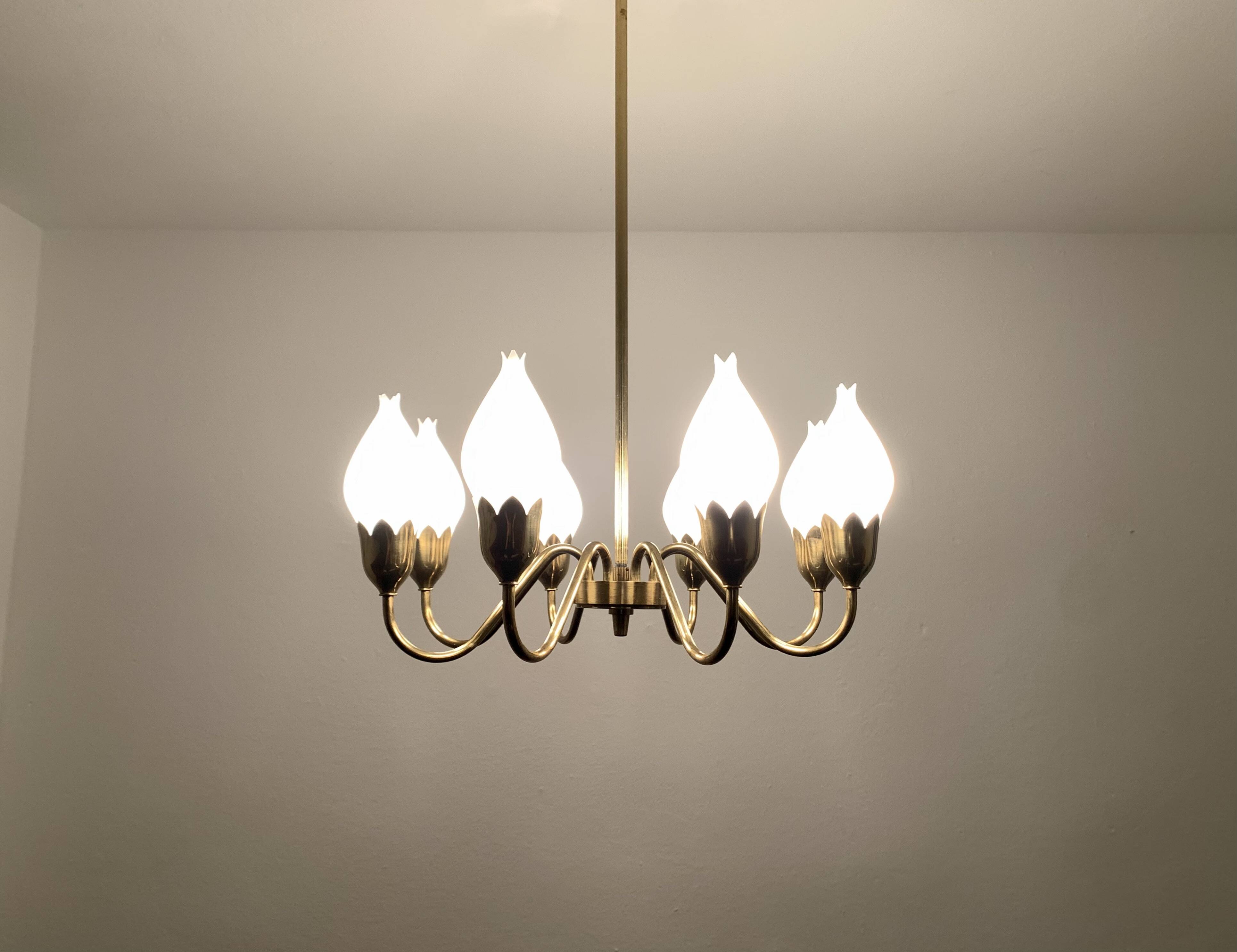 Brass Chandelier by Fog and Morup