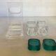 Salt and pepper Luigi Bormioli lucite and glass