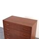 Commode en teck danois des années 1960.