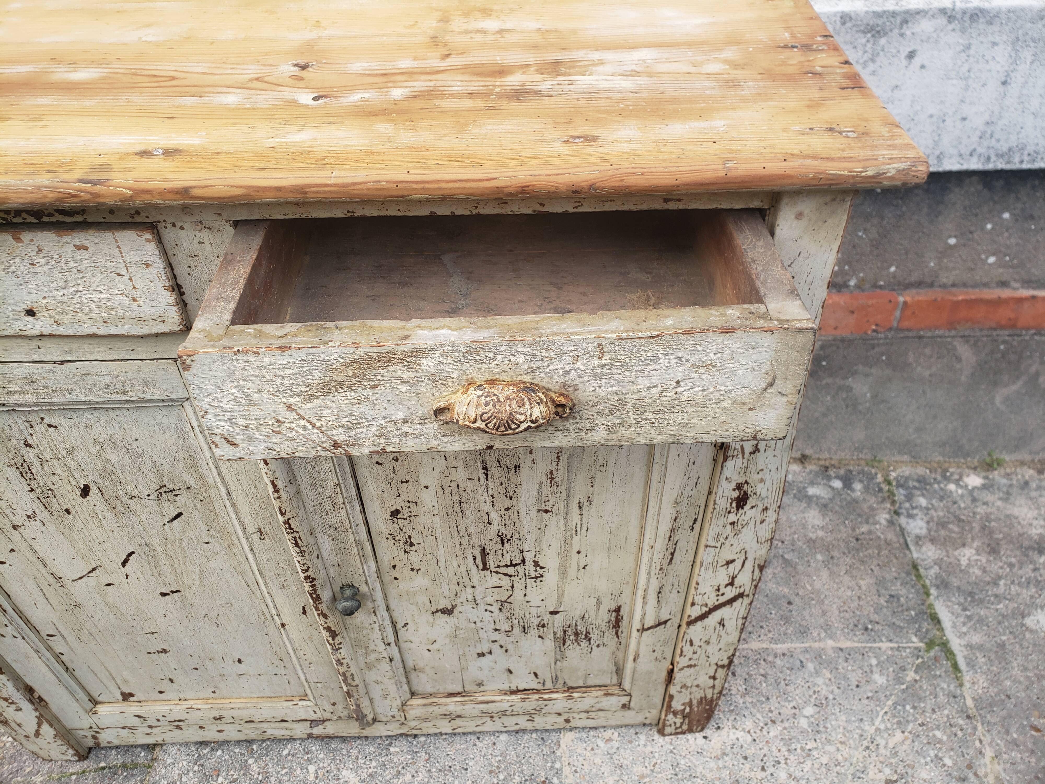 Old Parisian buffet patina
