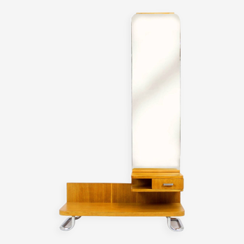 Restored Bauhaus Chromed Tubular Steel Dressing Table, 1940s