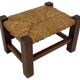 Vintage footstool stool minimalist