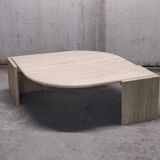 Table basse en travertin Roche Bobois