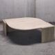 Travertine coffee table Roche Bobois