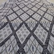 Handmade white carpet corridor 370x80cm