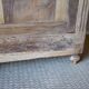 Glass-fronted cabinet from 1915, solid wood.