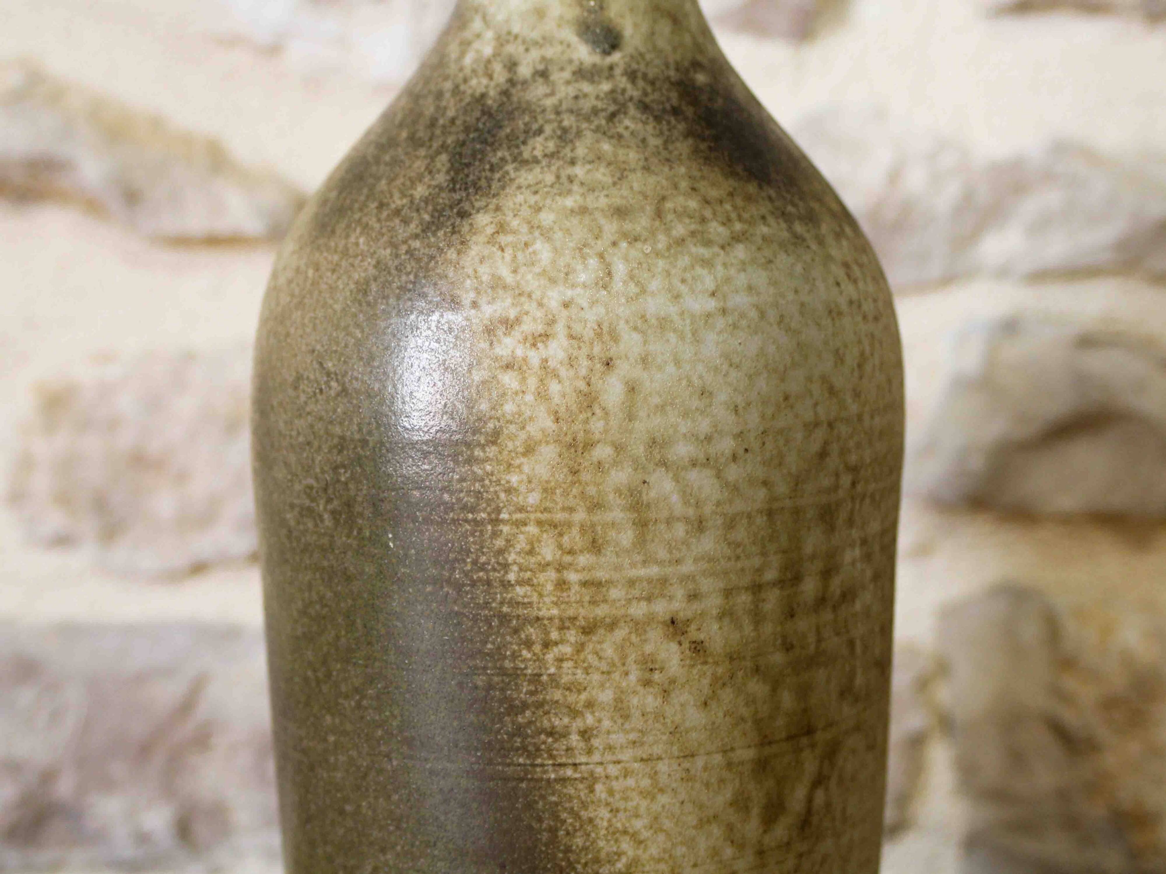 Alain Gaudebert stoneware bottle