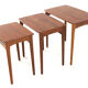 Svend Åge Madsen nesting tables - danish design in teak  mid century modern