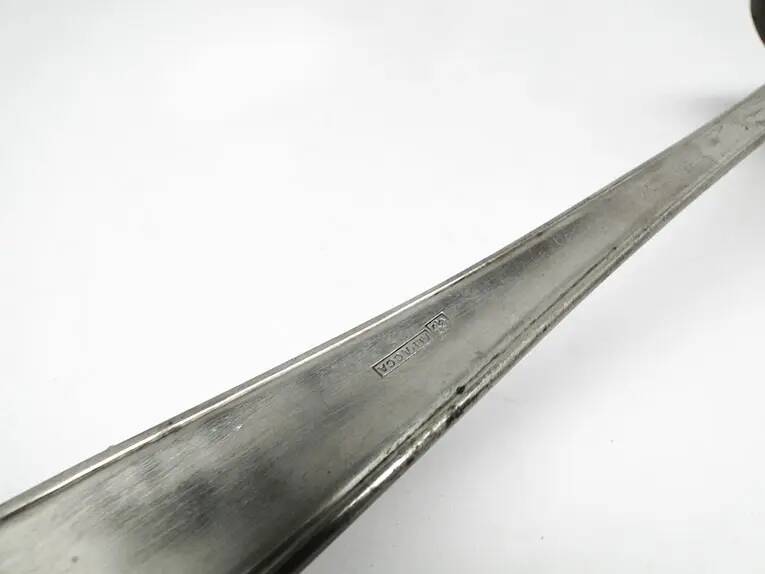Classic soup ladle, silver-plated brass, Germany, early 20th century