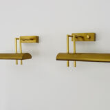 Pair of vintage sconces LG Paris, years 70