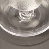 Perdrix ring in Lalique crystal