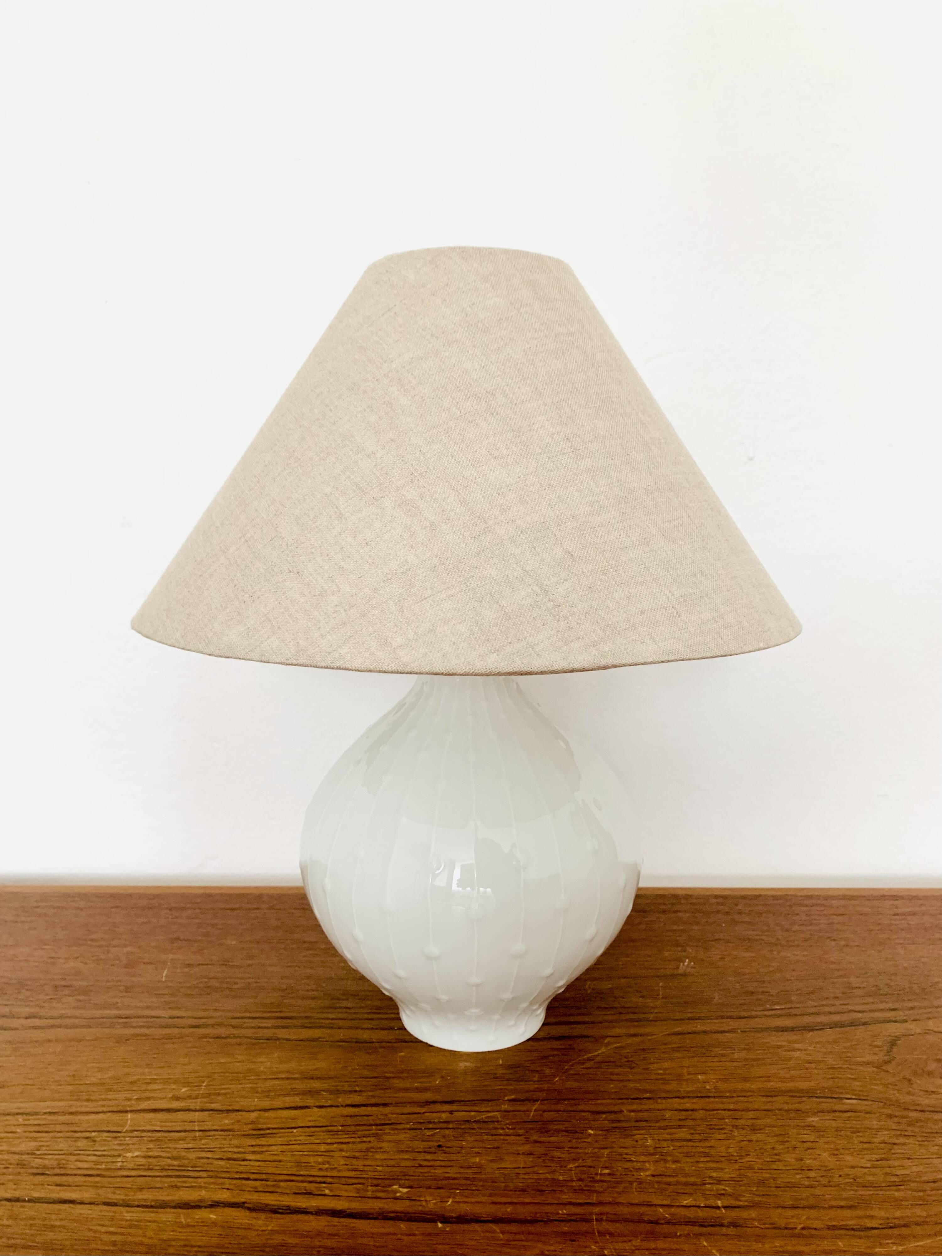 Porcelain Table Lamp by Hutschenreuther Art Department