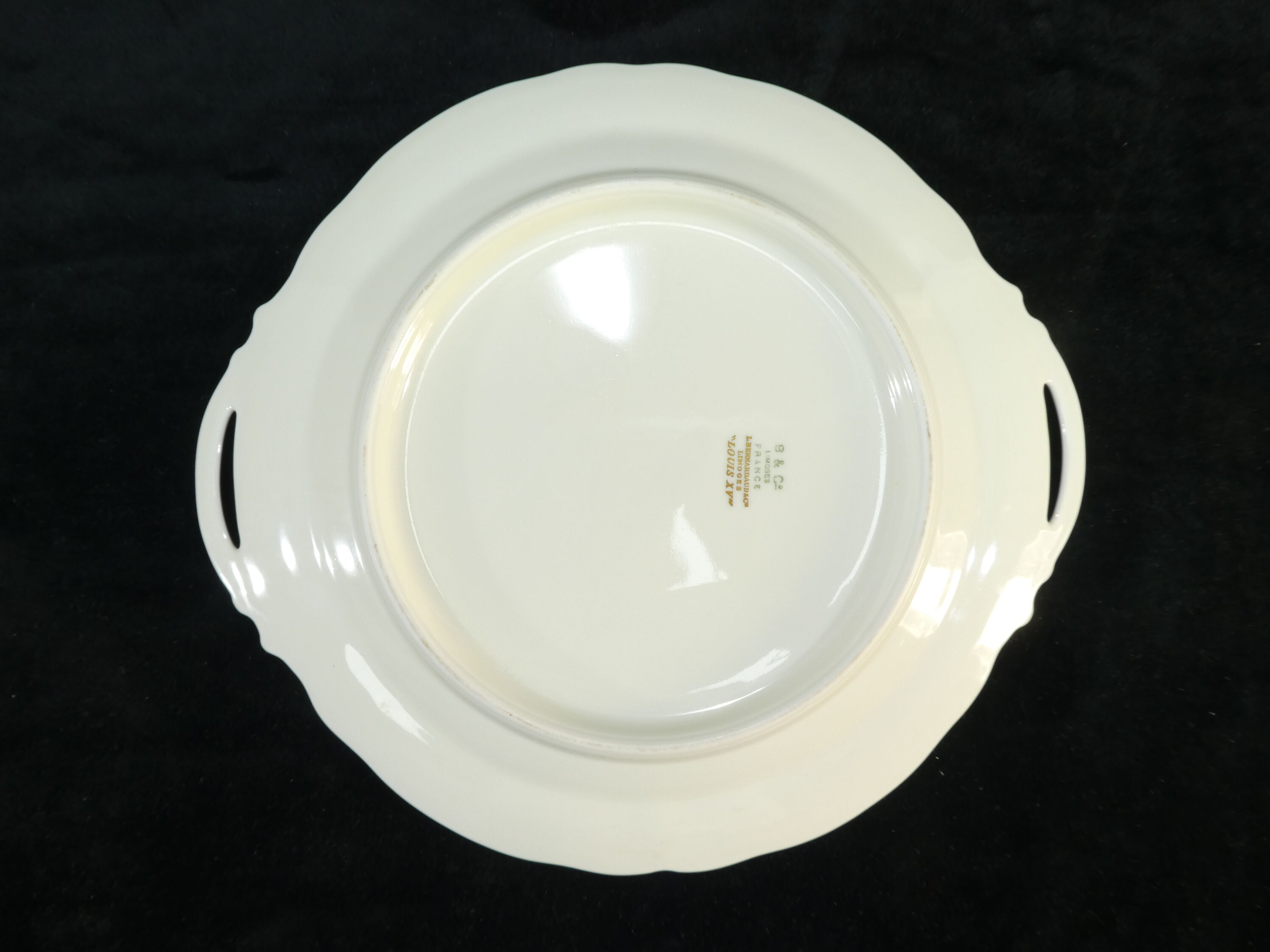 Porcelain pie service from Limoges Bernardaud model louis xv
