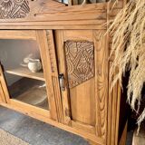 Art Deco sideboard in raw wood