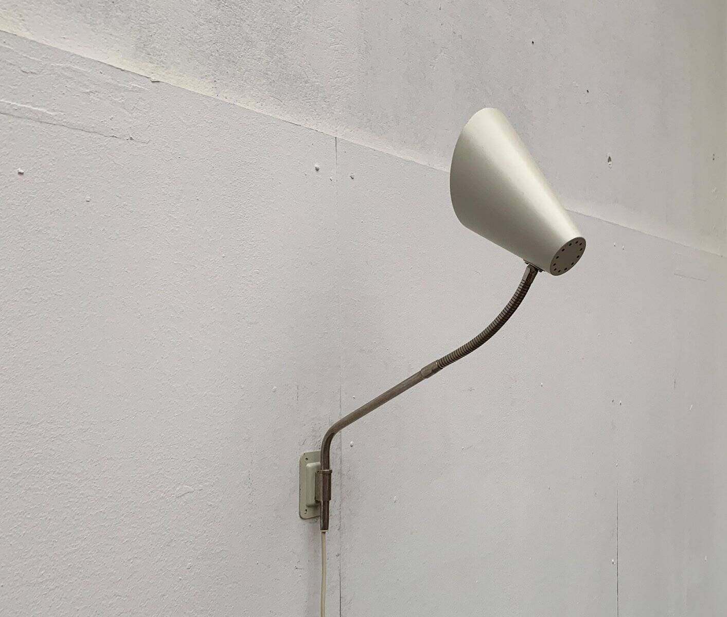 Mid-century German wall sconces by Kaiser Leuchten, set of 2.