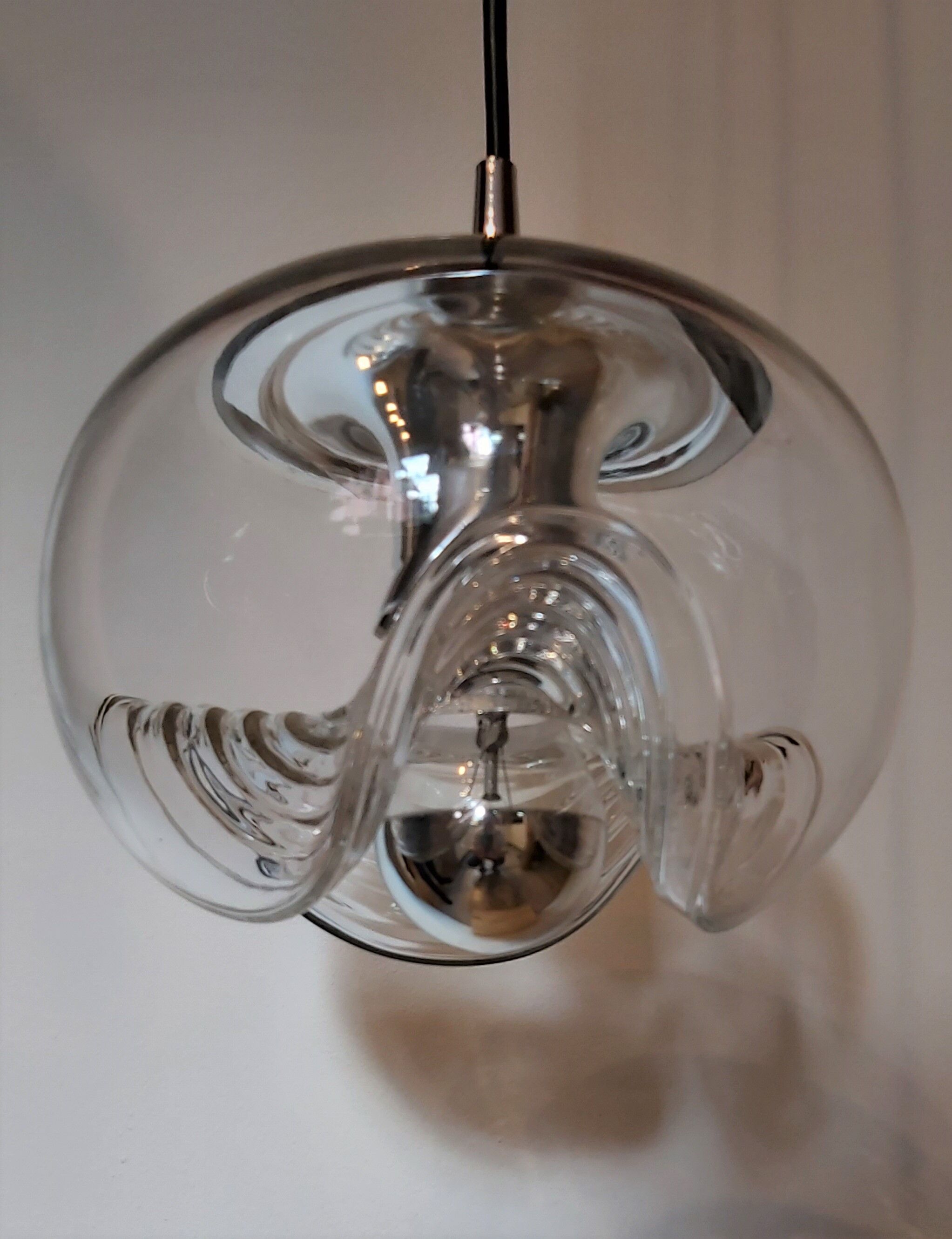 Pendant Lamp by Koch and Lowy Studio for Peill and Putzler, Germany, 1960s