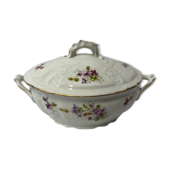 Flower porcelain tureen