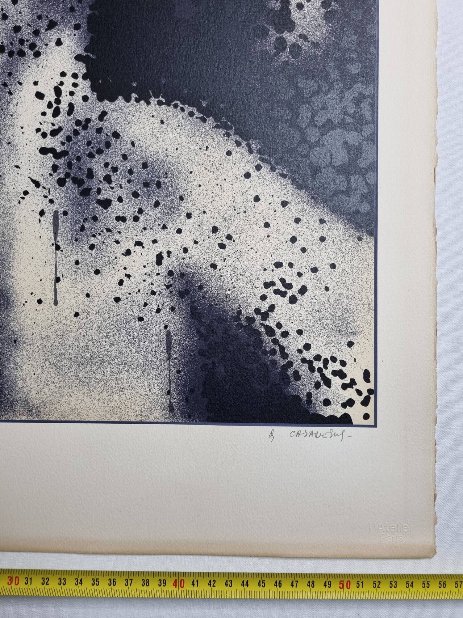 Original lithograph after Béatrice Casadesus, 1970s, 55 x 76 cm