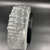 Massive molded glass ceiling light