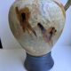 Very large pitcher / ceramic pitcher / glazed pottery 60s-70s signed