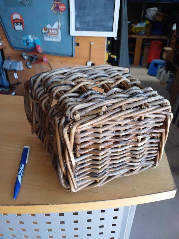 Vintage wicker basket