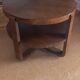 Double top round side table