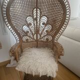 Authentic vintage Emmanuelle armchair from the 70s