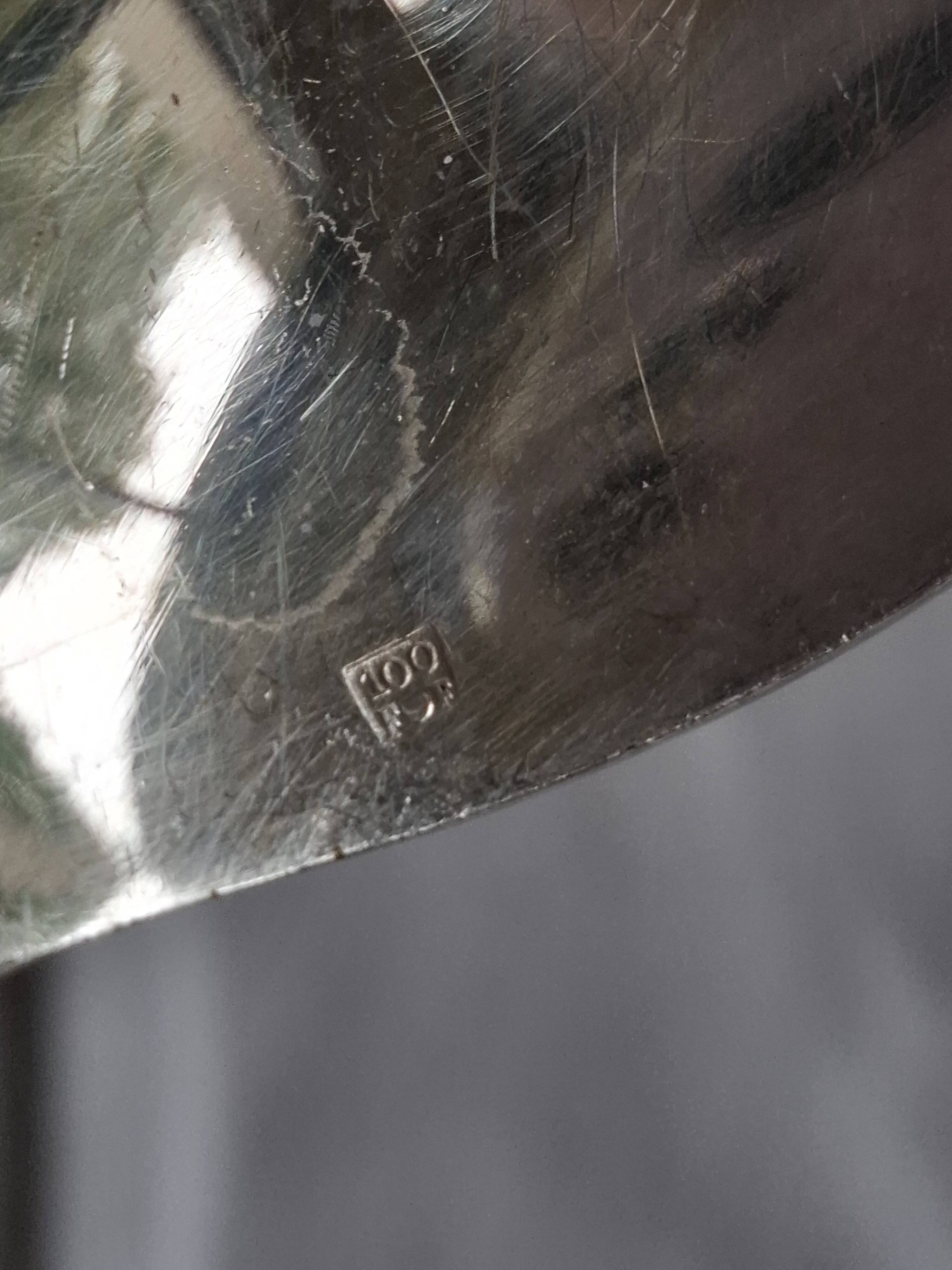 12 single-plate silver-plated metal cutlery sets, Vieux Paris F. Frionet