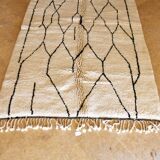 Beni Mrirt white rug 240 x 168 cm new