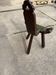 Spanish brutalist chair in wood, 1960s