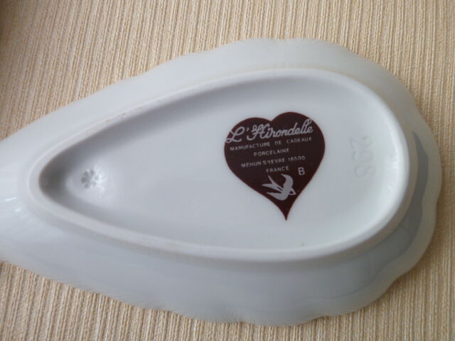 Service à avocats en porcelaine L'Hirondelle