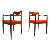 Suite de 2 chaises en teck Gustav Bahus Bambi par Rolf Rastad & Adolf Relling, 196