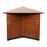 Luxury Art Deco design side/coffee table in triangular shape