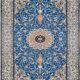 Tapis d'Orient Persan Iran Naïn laine et soie -3.20 X 210 Mètres