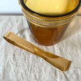 Amber vintage ice bucket