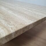 Travertine coffee table
