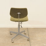 Chaise de bureau pivotante midcentury par Kovona années 1950