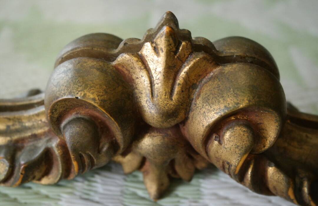 Louis XV style mirror in vintage gilded wood 70