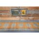 Vintage Turkish Oushak handmade wool cotton orange runner 78x305