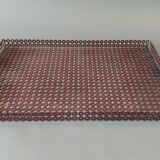 Especially table tray in perforated metal 1950.