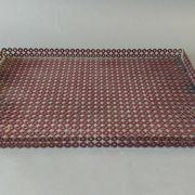Especially table tray in perforated metal 1950.