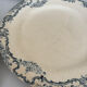 Lot 4 assiettes plate terre de fer bleu faïence ancienne - terre de fe