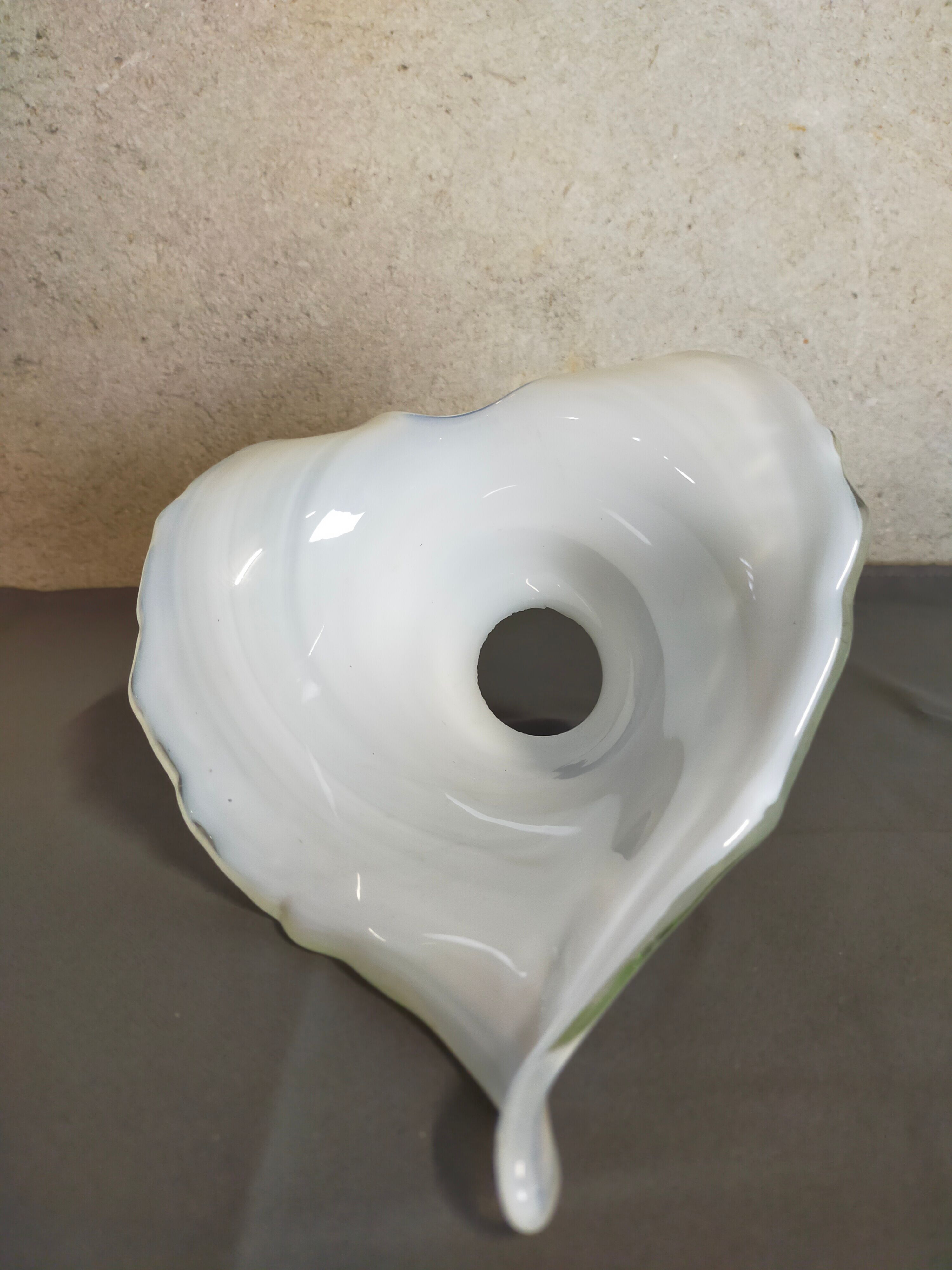 Vintage tulip blown glass lampshade Murano