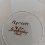 Assiettes à dessert Sarreguemine